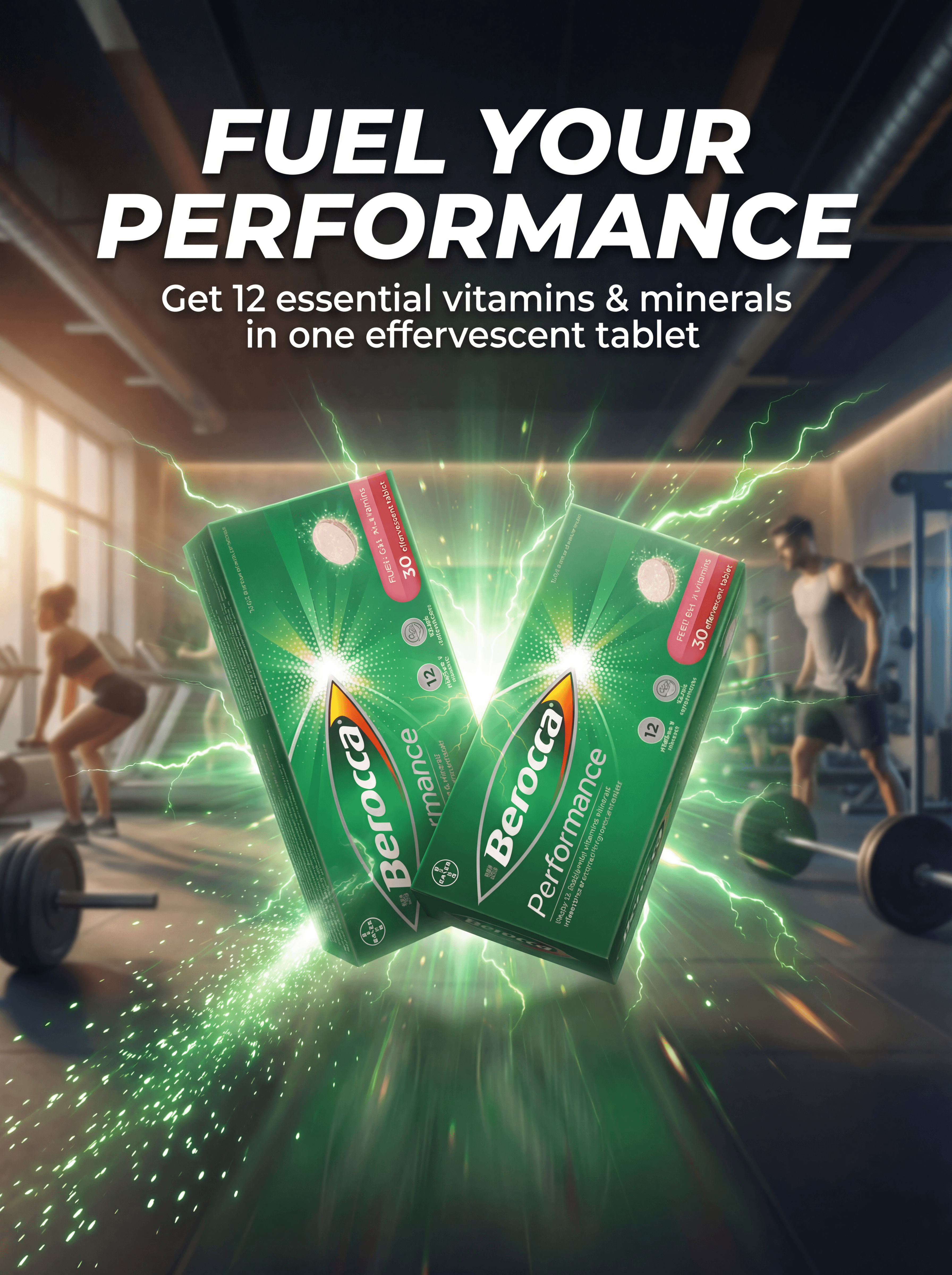 Berocca Performance vitamins portrait ad
