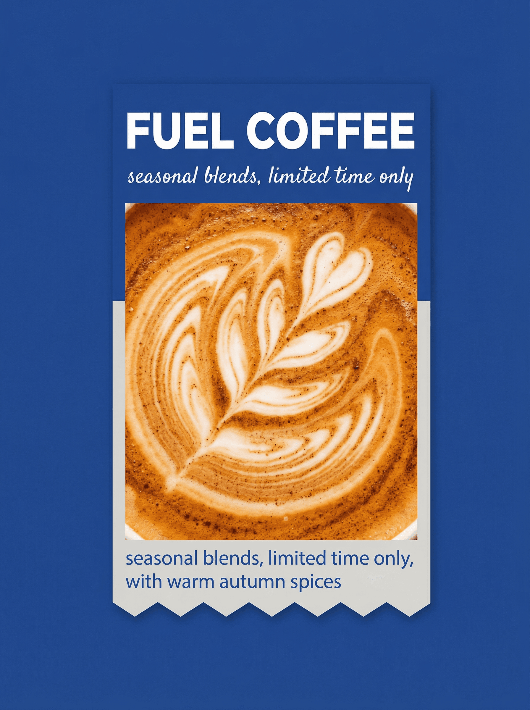 Fuel Coffee seasonal blends ad