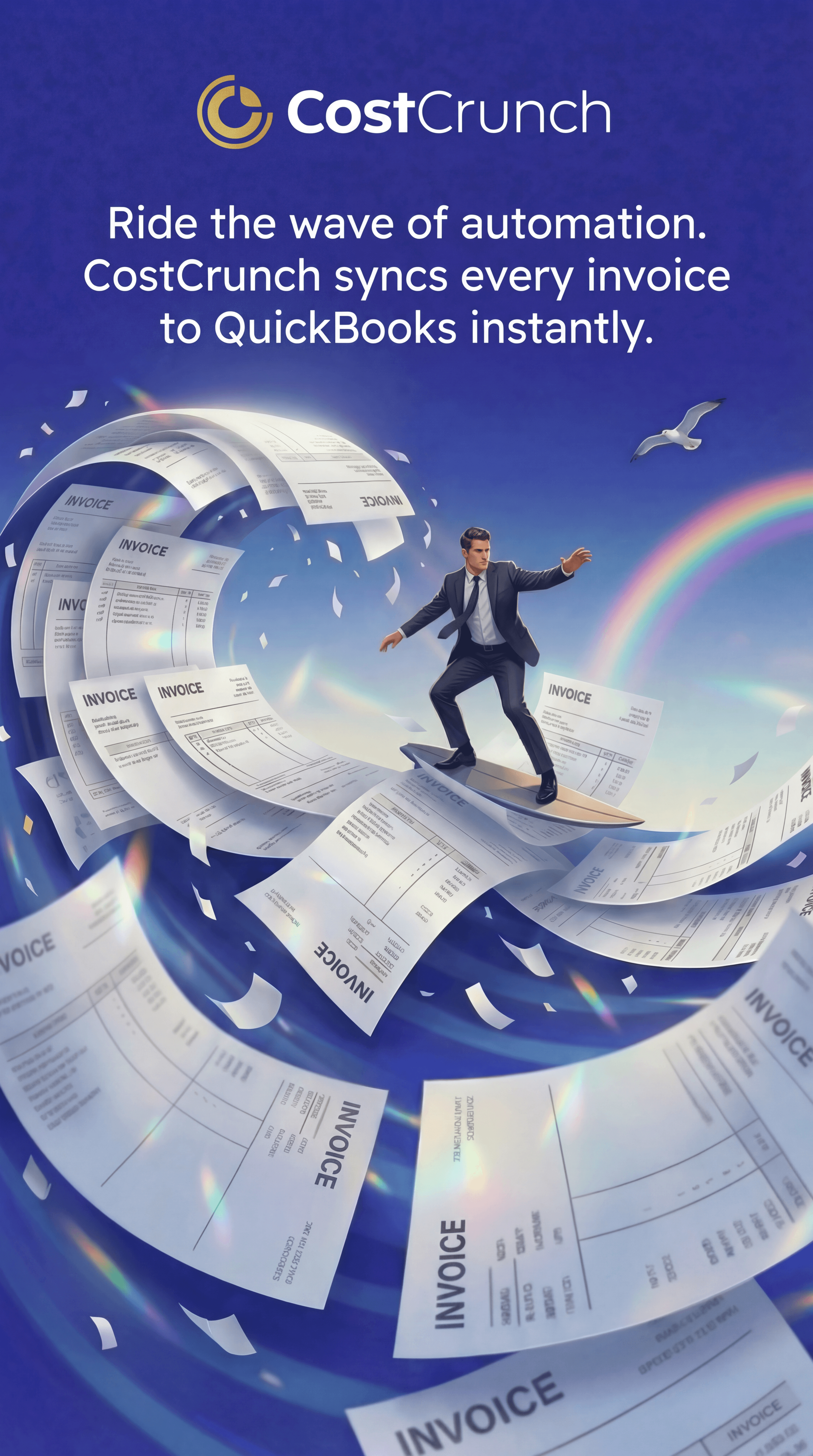 CostCrunch invoice surfing ad